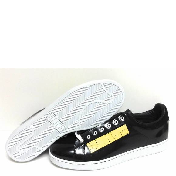 NEW ALIFE men´s court cup sneaker in black/yellow